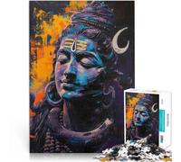 1000 Pieces Jigsaw Puzzles for teenagers Cosmic Shiva Stressabbau-Spielzeug mit vollständig ineinander greifenden, zufällig geformten Teilen75x50cm