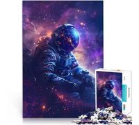 1000 Pieces Jigsaw Puzzles for teenagers Cosmonaut für Lernspiel-Herausforderungsspielzeug Eltern-Kind-Interaktion38x26cm