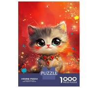 1000 Pieces Jigsaw Puzzles for Teenagers Cute Kitty Charm-1 Puzzle for Adults Relax Games Hand Speed Race Christmas Birthday Gifts 70x50cm/1000pcs