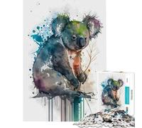 1000 Pieces Jigsaw Puzzles for Teenagers Cute Koalas Educational Challenge Staycation Kill Time Relax Games for 14+ Puzzle Game Offered (50X75cm)