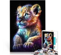 1000 Pieces Jigsaw Puzzles for teenagers Cute Rainbow Baby Lion Analyse und Logik einzigartiges Herausforderungsspiel75x50cm