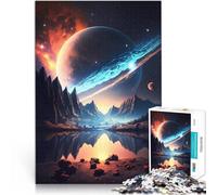 1000 Pieces Jigsaw Puzzles for teenagers Dawn of Cosmos Landscape Familienaktivität Verbessern Sie das Gedächtnis75x50cm