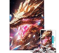 1000 Pieces Jigsaw Puzzles for Teenagers Dragons Quest Challenging To Complete Enhance Memory Hands-on Game for And from 14 Years And over (38x52cm)