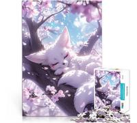 1000 Pieces Jigsaw Puzzles for teenagers Dreaming Kitsune Fox Hands-on-Spiel Künstlersammlung, Bildende Kunst52x38cm