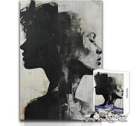 1000 Pieces Jigsaw Puzzles for Teenagers Duality Faces Art Beautiful Design Game Birthday Present Art Work Gift Size 38x52cm