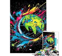 1000 Pieces Jigsaw Puzzles for Teenagers Earth Fragile Tellus Jigsaw for Adults Hands-on Game But Fun And Humorous Fun Activities at Home (size 38x26cm)
