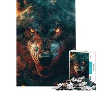 1000 Pieces Jigsaw Puzzles for Teenagers Evil Werewolf Fun Activities at Home Enhance Memory Toy Wall Decor for And from 14 Years And over (38x26cm)