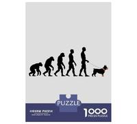 1000 Pieces Jigsaw Puzzles for Teenagers Evolution Cane Corso Puzzle for Adults Relax Games Hand Speed Race Christmas Birthday Gifts 52x38cm/1000pcs