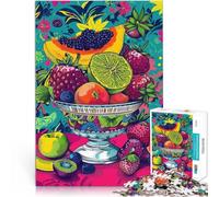 1000 Pieces Jigsaw Puzzles for teenagers Exotic Fruit Medley Analyse und Logik Verbessern Sie das Gedächtnis38x26cm