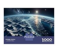 1000 Pieces Jigsaw Puzzles for Teenagers Exploring Frozen Worlds A Journey Through Ice-Covered Planets Puzzle for Adults Relaxing Games Home Decoration Challenging Game Gifts 38x26cm/1000pcs