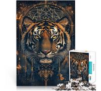1000 Pieces Jigsaw Puzzles for teenagers Fantasy magic tiger Analyse und Logik Künstlersammlung, Bildende Kunst50x70cm