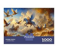 1000 Pieces Jigsaw Puzzles for Teenagers Fantasy Medieval Landscape Jigsaw Puzzle Relaxing Games Analysis And Logic Challenging Game Gifts 38x26cm/1000pcs