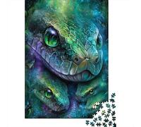 1000 Pieces Jigsaw Puzzles for Teenagers Fantasy Snake Artwork Jigsaws for Adults Hands-on Game But Fun And Humorous Unique Birthday And Xmas Gifts 38x26cm/1000pcs