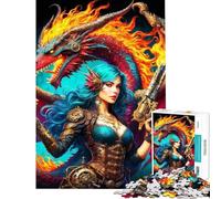 1000 Pieces Jigsaw Puzzles for Teenagers Flames of Destiny Jigsaw for Adults Hands-on Game But Fun And Humorous Fun Activities at Home (size 38x26cm)