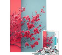 1000 Pieces Jigsaw Puzzles for Teenagers Flowers And Minimalism Challenging To Complete Enhance Memory Hands-on Game for And from 14 Years And over (38x52cm)