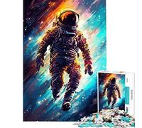 1000 Pieces Jigsaw Puzzles for Teenagers Flying Through Space Adult Jigsaw Puzzle Hands-on Game Stress Reliever Challenging Game Gifts (Size 38x26cm)