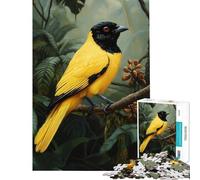 1000 Pieces Jigsaw Puzzles for Teenagers Golden Bird Of Paradise in Rainforest Learning Educational Toys for Educational Game Improve Memory Gifts Birthday (Size 38x26cm)