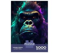 1000 Pieces Jigsaw Puzzles for Teenagers Gorilla Treasured Jigsaw Puzzle Relaxing Games Analysis And Logic Challenging Game Gifts 52x38cm/1000pcs