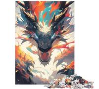 1000 Pieces Jigsaw Puzzles for Teenagers Greatest Dragon Anime Educational Challenge Home Decoration Relax Games for 14+ Puzzle Game Offered (50x75cm)