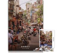 1000 Pieces Jigsaw Puzzles for Teenagers Hanoi Brainteaser Family Games Improve Memory Birthday Gifts Size 50x75cm