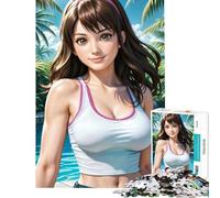 1000 Pieces Jigsaw Puzzles for Teenagers Hitomi (Or Alive) Jigsaw Puzzle 1000 Home Decoration Toys Improve Memory Birthday And Unique Gifts (38x52cm)