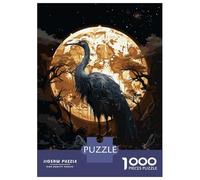 1000 Pieces Jigsaw Puzzles for Teenagers Horror Black Stork Adult Puzzles Brain Teaser Game Difficult Hard Fun Activities at Home 38x26cm/1000pcs