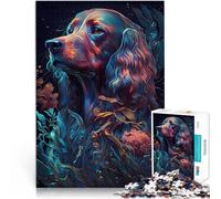 1000 Pieces Jigsaw Puzzles for teenagers Irish Setter Dog Staycation: Zeit totschlagen Lustiges Geschenk75x50cm