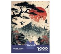 1000 Pieces Jigsaw Puzzles for Teenagers Japan Landscape Vintage Puzzle for Adults Relax Games Hand Speed Race Christmas Birthday Gifts 70x50cm/1000pcs