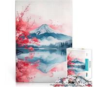 1000 Pieces Jigsaw Puzzles for teenagers japan mount fuji sakura Hands-on-Spiel Tolles Geschenk für Spiele50x70cm