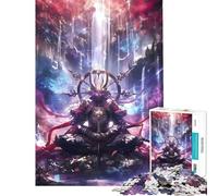 1000 Pieces Jigsaw Puzzles for Teenagers Japanese Samurai Spiritual Challenging To Complete Enhance Memory Hands-on Game for And from 14 Years And over (38x26cm)