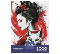 1000 Pieces Jigsaw Puzzles for Teenagers Katsushika Hokusai Fine Wind, Clear Morning Puzzles for Adults Relaxing Games Stress Reliever Fun at Home Activities, 70x50cm/1000pcs