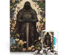 1000 Pieces Jigsaw Puzzles for teenagers Knight in Bloom Herausfordernd Schwierig Wunschliste mit dem Weihnachtsmann75x50cm
