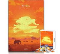 1000 Pieces Jigsaw Puzzles for Teenagers Kruger National Park Brainteaser Family Games Improve Memory Birthday Gifts Size 50x75cm