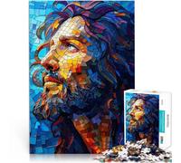 1000 Pieces Jigsaw Puzzles for teenagers Mosaic Portrait of a Man Quizspiel mit vollständig ineinander greifenden, zufällig geformten Teilen52x38cm