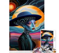 1000 Pieces Jigsaw Puzzles for Teenagers Parallel Horizons And Dreamscapes Home Decoration Toys Great Gift Hands-on Game Wishlist with Santa Claus Size 50x75cm