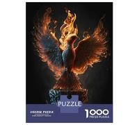 1000 Pieces Jigsaw Puzzles for Teenagers Phoenix Bird Portrait Jigsaws for Adults Hands-on Game But Fun And Humorous Unique Birthday And Xmas Gifts 70x50cm/1000pcs