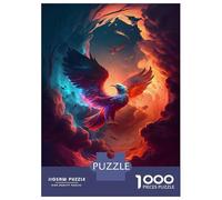 1000 Pieces Jigsaw Puzzles for Teenagers Phoenix The Clouds Adult Puzzles Brain Teaser Game Difficult Hard Fun Activities at Home 70x50cm/1000pcs