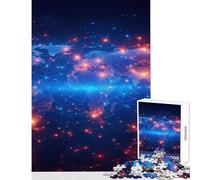 1000 Pieces Jigsaw Puzzles for Teenagers Planet Earth from Space Educational Toy Gifts Ideas Hands-on Game Wishlist with Santa Claus size 50x75cm