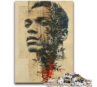 1000 Pieces Jigsaw Puzzles for Teenagers Poster Collage with Face But Fun And Humorous Brain Teaser Game Gift For Birthdays 38x26cm