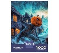 1000 Pieces Jigsaw Puzzles for Teenagers Pumpkin Head Monster Jigsaw Relaxing Games Presents for Women Christmas Birthday Gifts 38x26cm/1000pcs