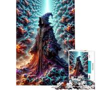 1000 Pieces Jigsaw Puzzles for Teenagers Quantum Enchanter Puzzle for Adults Hands-on Game Staycation Kill Time Christmas Birthday Gifts (Size 38x52cm)