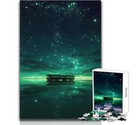 1000 Pieces Jigsaw Puzzles for Teenagers Rail Beneath Emerald Star Practical Game Presents for Women Anti-Stress Toys Size 50x75cm