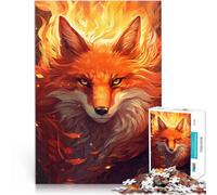 1000 Pieces Jigsaw Puzzles for teenagers Red Fox Mysterious Hands-on-Spiel eignet sich ideal als Geschenk für die ganze Familie75x50cm