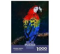 1000 Pieces Jigsaw Puzzles for Teenagers Red Parrots Puzzle for Adults Relax Games Hand Speed Race Christmas Birthday Gifts 38x26cm/1000pcs