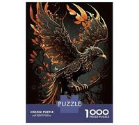 1000 Pieces Jigsaw Puzzles for Teenagers Rising Phoenix Puzzle for Adults Family Games Presents for Women Christmas Birthday Gifts 38x26cm/1000pcs
