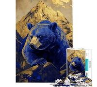 1000 Pieces Jigsaw Puzzles for Teenagers Royal Bear Puzzles for Adults Family Game Improve Memory Fun Activities at Home (Size 50x75cm)