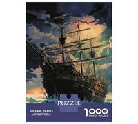 1000 Pieces Jigsaw Puzzles for Teenagers Sailing Into The Night Jigsaw Puzzle Relaxing Games Analysis And Logic Challenging Game Gifts 38x26cm/1000pcs