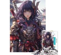 1000 Pieces Jigsaw Puzzles for Teenagers Samurai Warrior Maid Fun Activities at Home Learning Educational Family Game for And 14 Years And over (38X52CM)