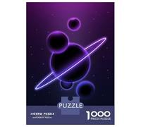 1000 Pieces Jigsaw Puzzles for Teenagers Saturn Planet Adult Jigsaw Puzzle DIY Toys Stress Reliever Christmas Birthday Gifts 70x50cm/1000pcs