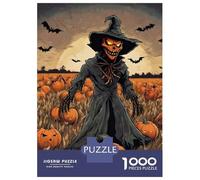 1000 Pieces Jigsaw Puzzles for Teenagers Scarecrow Puzzles for Adults Relaxing Games Stress Reliever Fun at Home Activities, 52x38cm/1000pcs